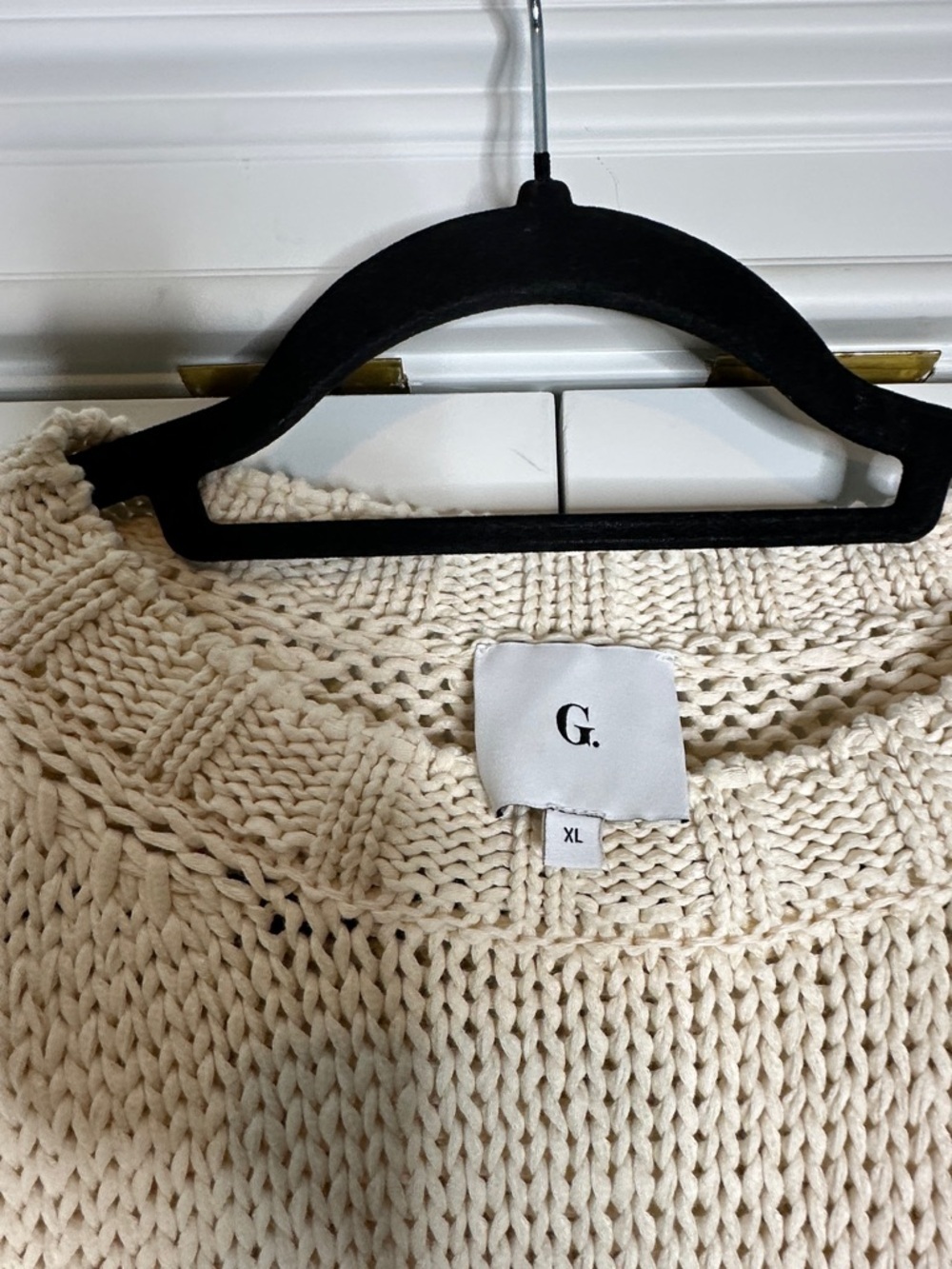 Goop One And Done Sweater Szxl Cream Like New — image 6 of 8